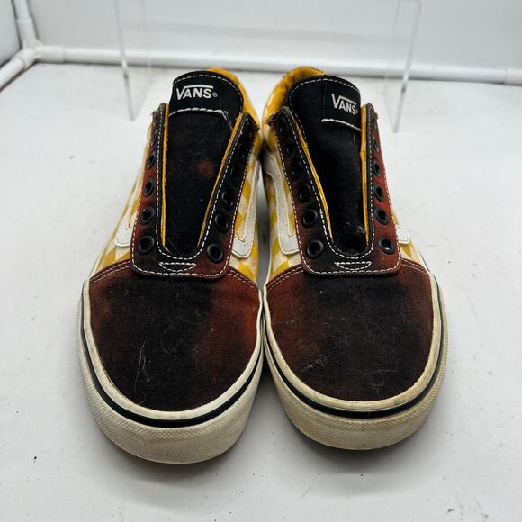 Vans Shoes Womens 7 Off The Wall Checkerboard Colorblock Low Top Lace Skate - Picture 4 of 8